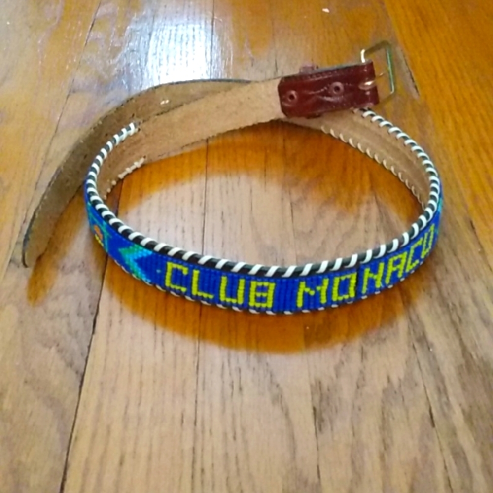 Vintage Club Monaco Beaded Belt